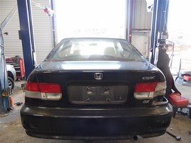 2000 Honda Civic DX Black Coupe 1.6L AT #A22476